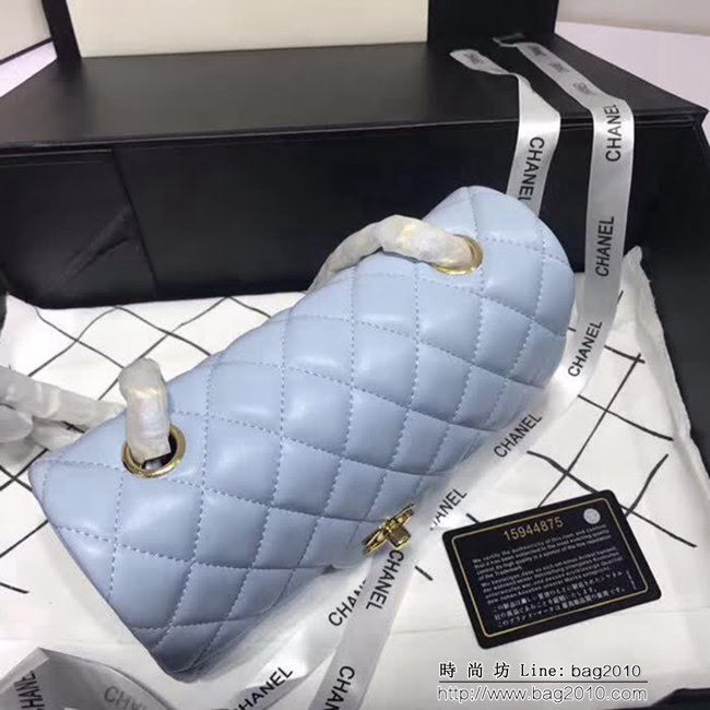 香奈兒CHANEL 升級版A1116進口小羊皮全新經典金銀鏈條肩背斜挎包 DSC1166